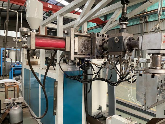 Μηχανή κατασκευής πλακών PET PS PC Μηχανή εκτόξευσης πλαστικών μαλακών κουρτίνων 1