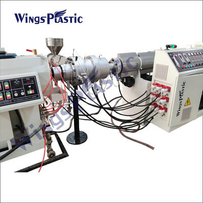 Σύστημα ελέγχου PLC 20mm-110mm PE/HDPE μηχανή εκχύλισης σωλήνων