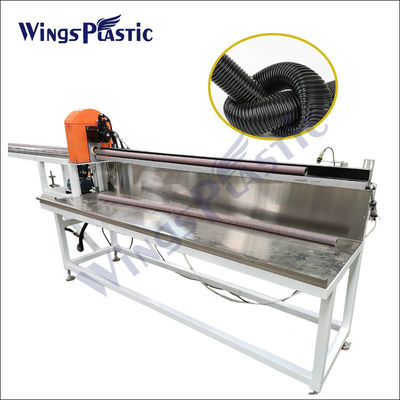 Hdpe γραμμών εξώθησης σωλήνων LLDPE EVA πλαστική ζαρωμένη σπείρα μηχανή εξωθητών σωλήνων