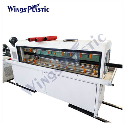 Υψηλό παραγωγικό HDPE PP 40110mm διπλοτειχισμένο PVC που ζαρώνουν βγάζει από τη θέση που ήταν τη γραμμή εξώθησης σωλήνων
