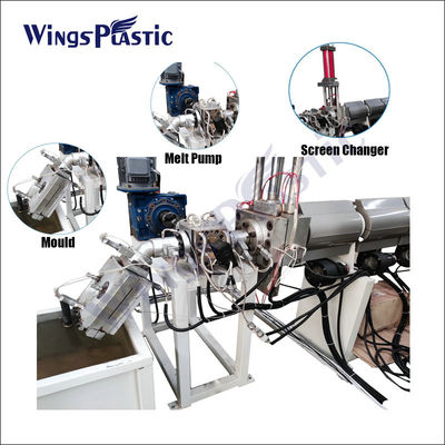 Μηχανή κατασκευής ταινιών PET PP Strap Tape Packing Strap Extrusion Line Strip Extruder