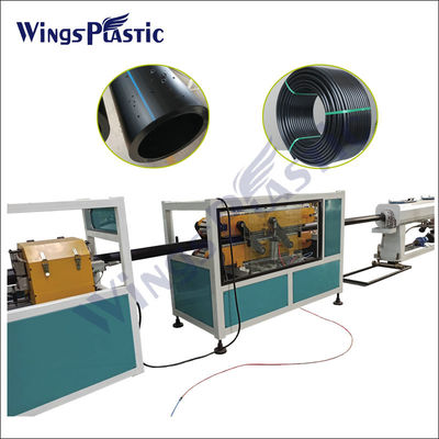 Σύστημα ελέγχου PLC 20mm-110mm PE/HDPE μηχανή εκχύλισης σωλήνων