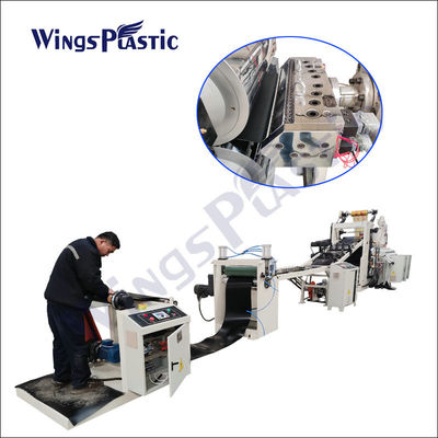 Ενιαίο HDPE μηχανών εξωθητών φύλλων βιδών πλαστικό LDPE φύλλο PVC ΙΣΧΊΩΝ που κατασκευάζει τη μηχανή