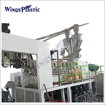 Ελεγχόμενη PLC πλαστική μηχανή εξωθητών φύλλων για την παραγωγή πιάτων της PET