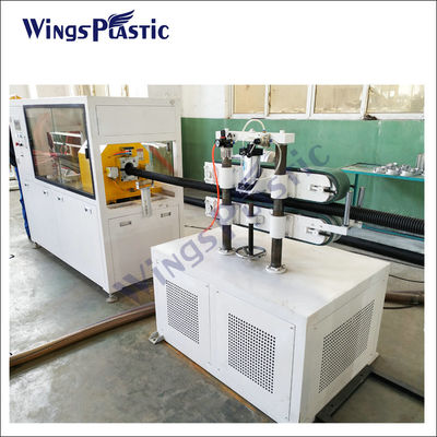 Πλαστικός HDPE σωλήνας PVC DWC που κατασκευάζει τις εγκαταστάσεις κατασκευής γραμμών εξώθησης μηχανών