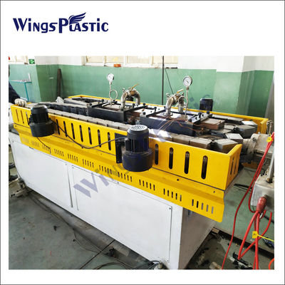 Μεγάλη ταχύτητα χαμηλής τιμής πλαστικό HDPE διπλό τοίχωμα κυματοειδής DWC σωλήνα κατασκευής μηχανή έκτασης