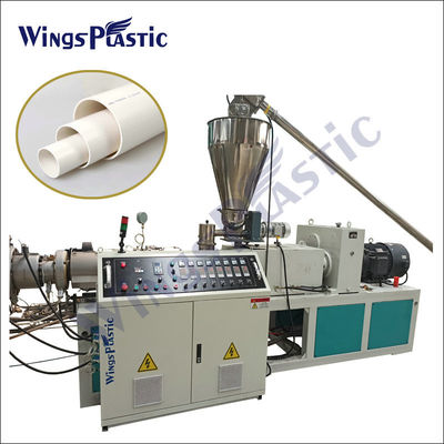 Παραγωγή μηχανών 150-200kg/h εξωθητών σωλήνων PVC 220V/380V 45KW