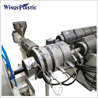 Φτερά πλαστικού 40-110MM PE PP PERT Τεχνή μηχανή για την αποδοτική παραγωγή