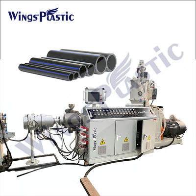 11-37kw Κύρια ισχύς κινητήρα HDPE μηχανή εκχύλισης σωλήνων 18-36kw Θέρμανση ισχύς