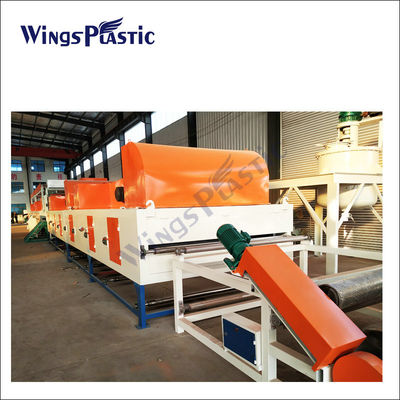 420kw κύρια δύναμη κινητήρα PVC σκόνη PVC Coil Loop Mat Extruder Machine