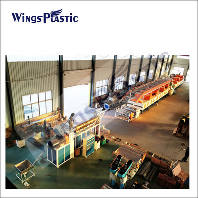 420kw κύρια δύναμη κινητήρα PVC σκόνη PVC Coil Loop Mat Extruder Machine