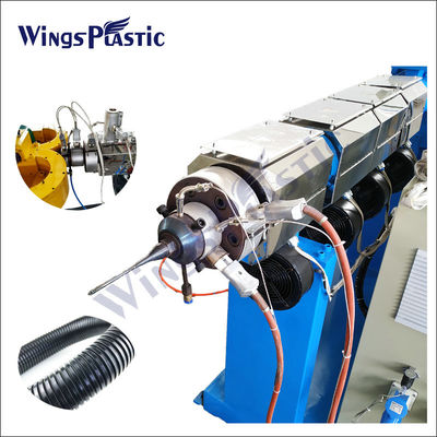 PE PP EVA PVC PA Ευέλικτη μηχανή εκτόξευσης σωλήνων πεθαίνει πλαστικό μικρού διαμέτρου μονό τοίχωμα κυματοειδή σωλήνα κατασκευής