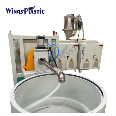 Hdpe Pp Pe Pvc Υδραυλική Σπειροειδής Περιτύλιξη Προστασία Σωλήνα Προστατευτής Τροχαίο κατασκευής μηχανή Παραγωγή γραμμή Extruders