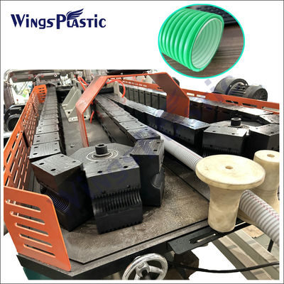 110mm HDPE PE σωλήνα διπλό τοίχωμα κυματοειδή σωλήνα γραμμή εκτόξευσης