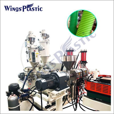 110mm HDPE PE σωλήνα διπλό τοίχωμα κυματοειδή σωλήνα γραμμή εκτόξευσης