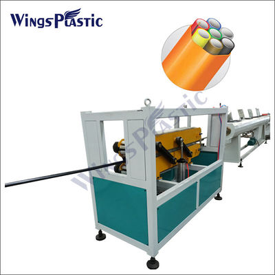 Πλαστικό καλώδιο PE 7 οδών Micropipe Bundle Duct Extruder Machine Πλαστικό μηχανή εκτόξευσης σωλήνων