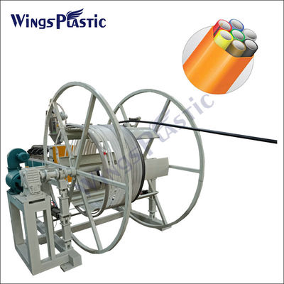 Πλαστικό καλώδιο PE 7 οδών Micropipe Bundle Duct Extruder Machine Πλαστικό μηχανή εκτόξευσης σωλήνων