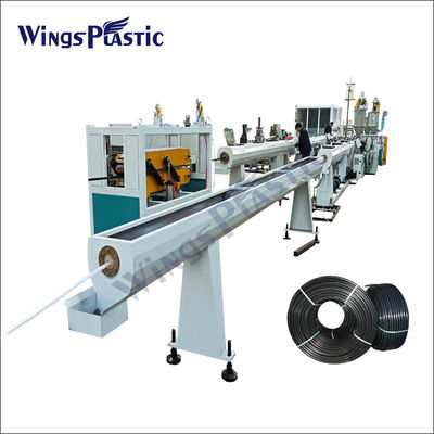 Μηχανή εκτόξευσης σωλήνων Hdpe 20 mm με μονή βίδα Μεγάλη χωρητικότητα