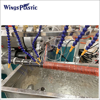 Pvc Suction Hose Extrusion Line Spiral Reinforced Hose Production Line Pipe Extrusion Machine (Συμπλέκτης ενισχυμένου σωλήνα παραγωγής)
